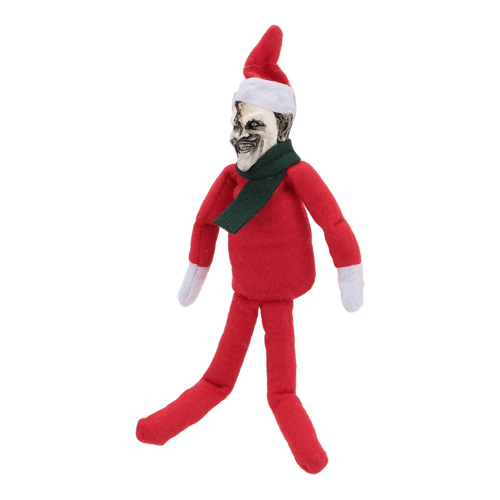 Рождественская плюшевая кукла, праздничная кукла, украшение для елки, двери, стены, прикроватного камина