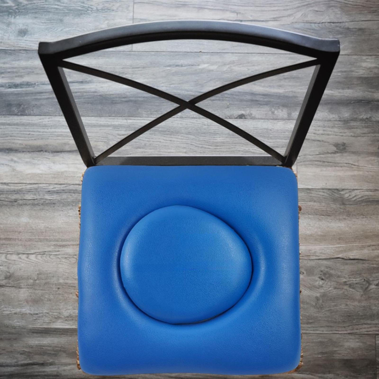 Подушка для сиденья прикроватного комода, мягкий чехол, приподнятый унитаз для комода синий