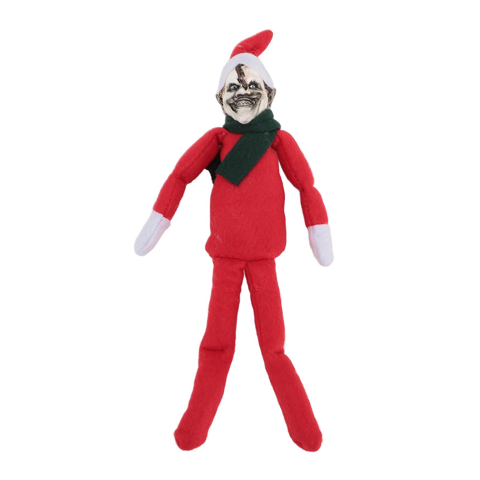 Рождественская плюшевая кукла, праздничная кукла, украшение для елки, двери, стены, прикроватного камина